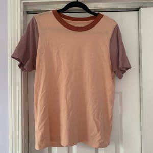 Madewell Supima® Cotton Colorblock Essential Ringer - M